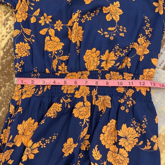 NWT NANETTE Nanette Lepore Smocked 4 Floral-Print Dress - Picture 11 of 16